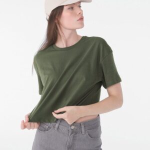 T-shirt crop femme