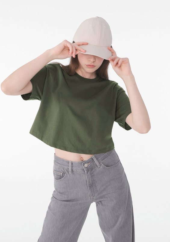 T-shirt crop femme – Image 3