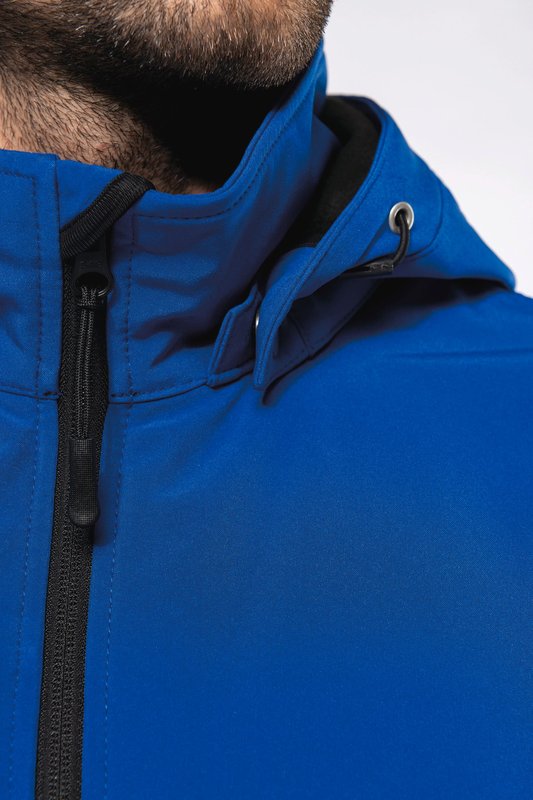 Veste Softshell 3 couches à capuche avec manches amovibles unisexe – Image 19
