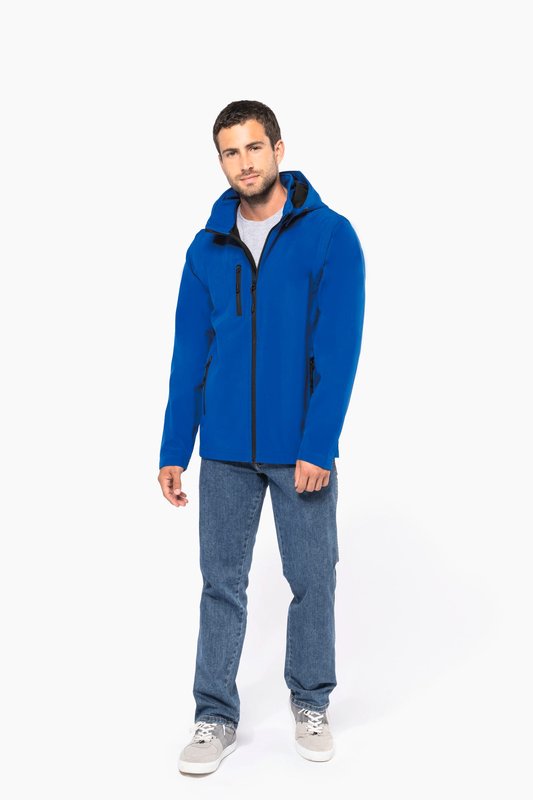 Veste Softshell 3 couches à capuche avec manches amovibles unisexe – Image 7