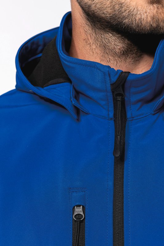 Veste Softshell 3 couches à capuche avec manches amovibles unisexe – Image 17