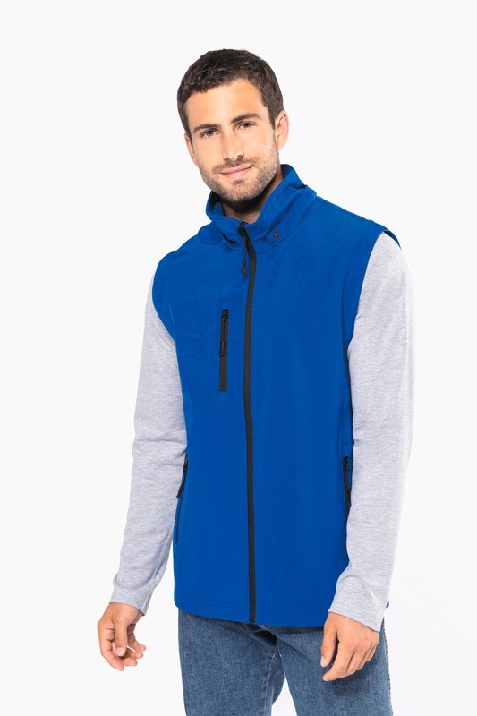 Veste Softshell 3 couches à capuche avec manches amovibles unisexe – Image 6