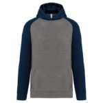 Gris chiné / Marine sportif