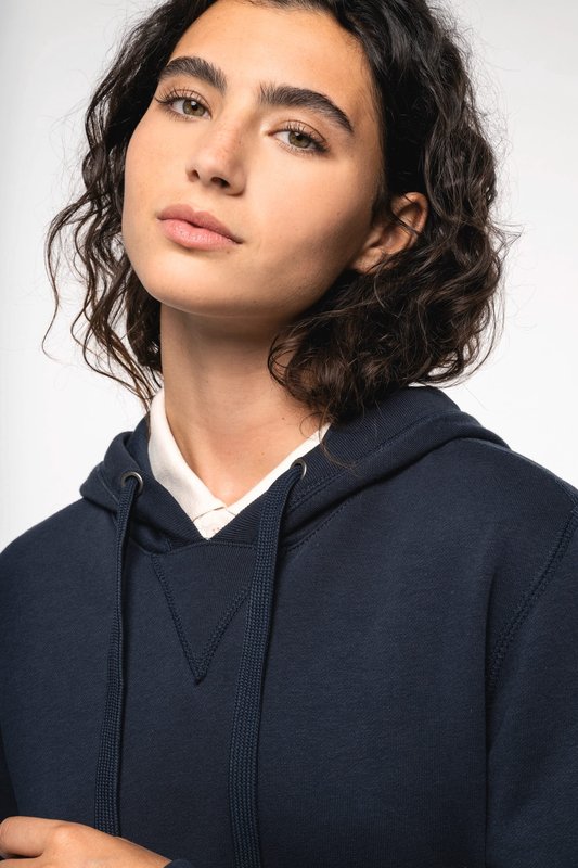 Sweat-shirt french terry écoresponsable à capuche unisexe – Image 8