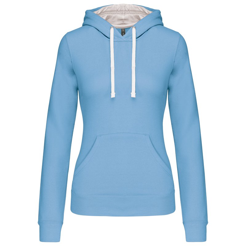 Sweat-shirt capuche contrastée femme – Image 29