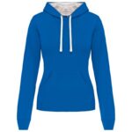 Bleu royal clair / Blanc