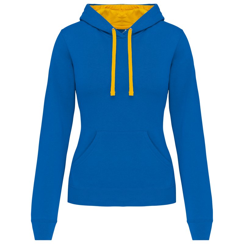Sweat-shirt capuche contrastée femme – Image 23