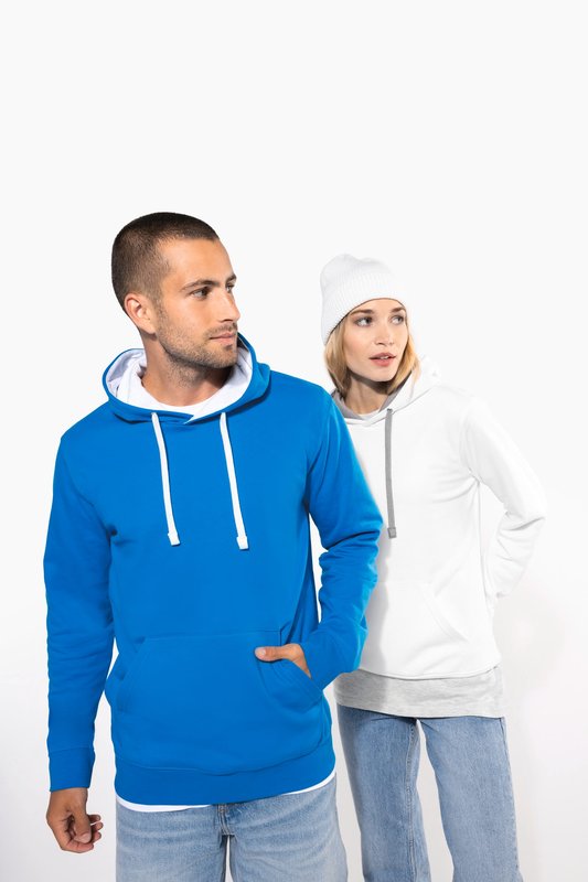 Sweat-shirt capuche contrastée femme – Image 11