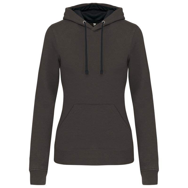 Sweat-shirt capuche contrastée femme – Image 19