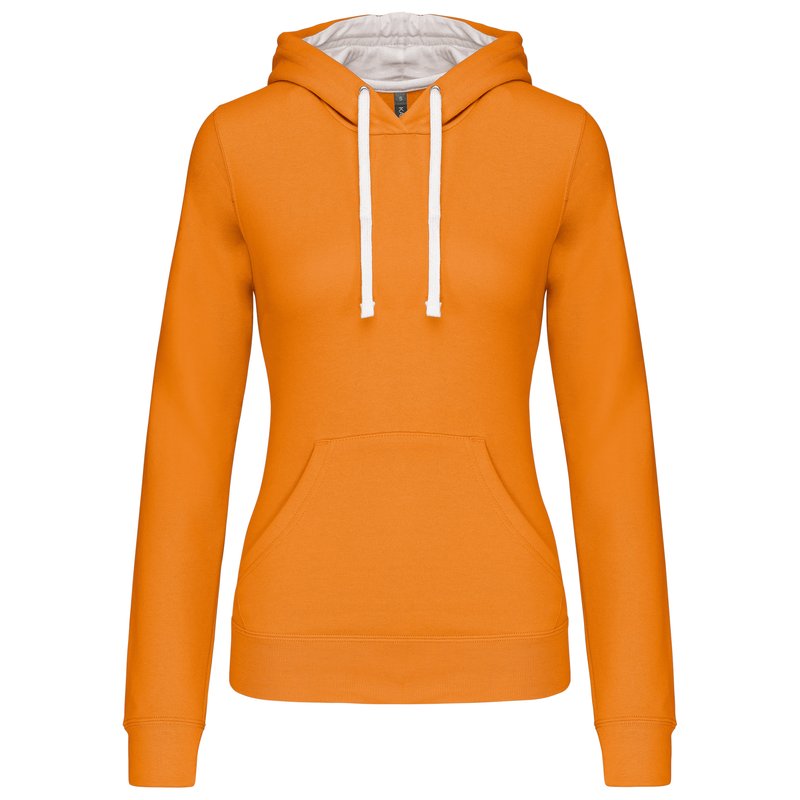 Sweat-shirt capuche contrastée femme – Image 26