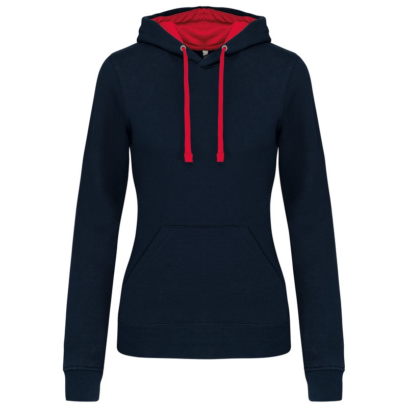 Sweat-shirt capuche contrastée femme – Image 25