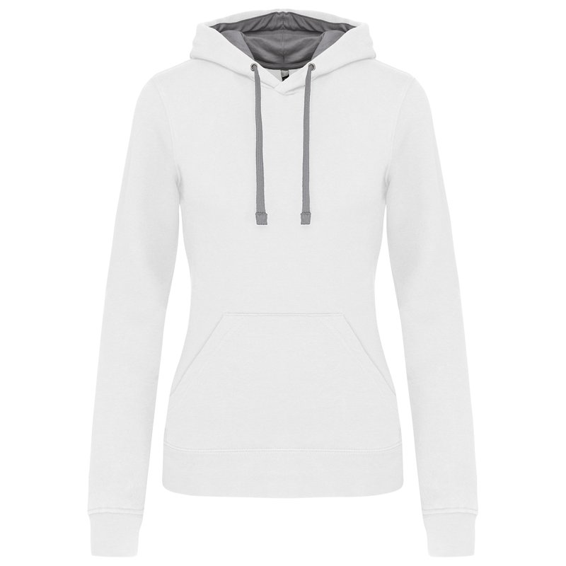 Sweat-shirt capuche contrastée femme – Image 31