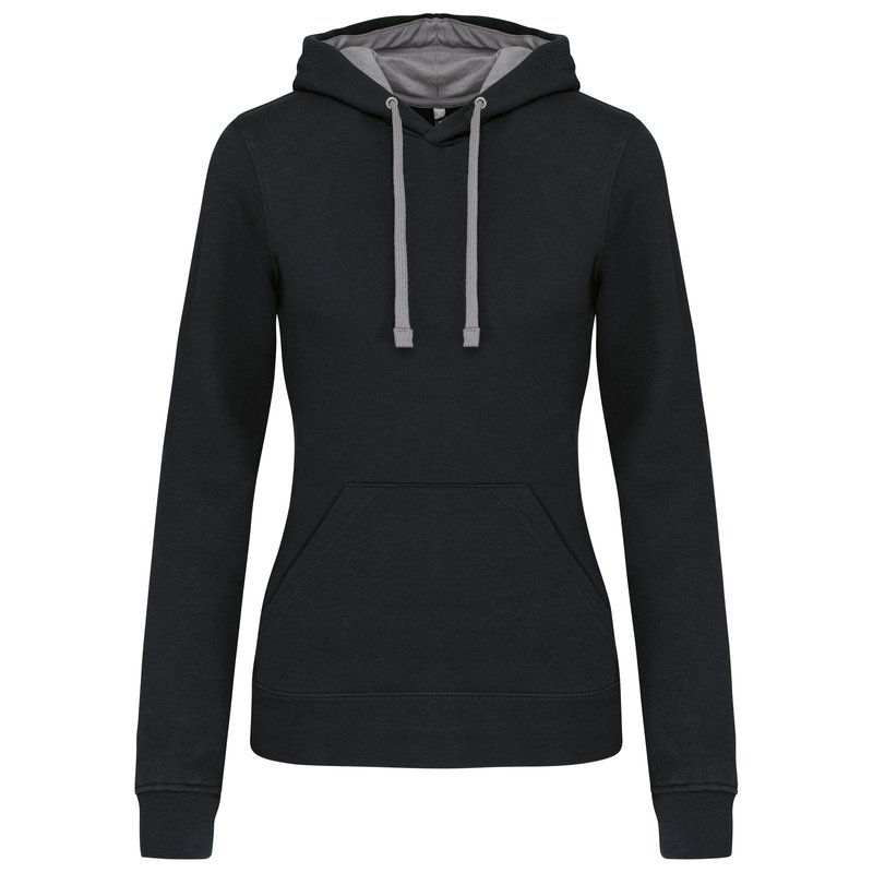 Sweat-shirt capuche contrastée femme – Image 16