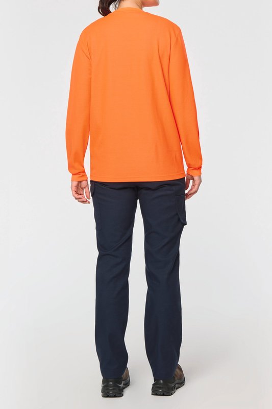 T-shirt unisexe écoresponsable manches longues coton/polyester – Image 16