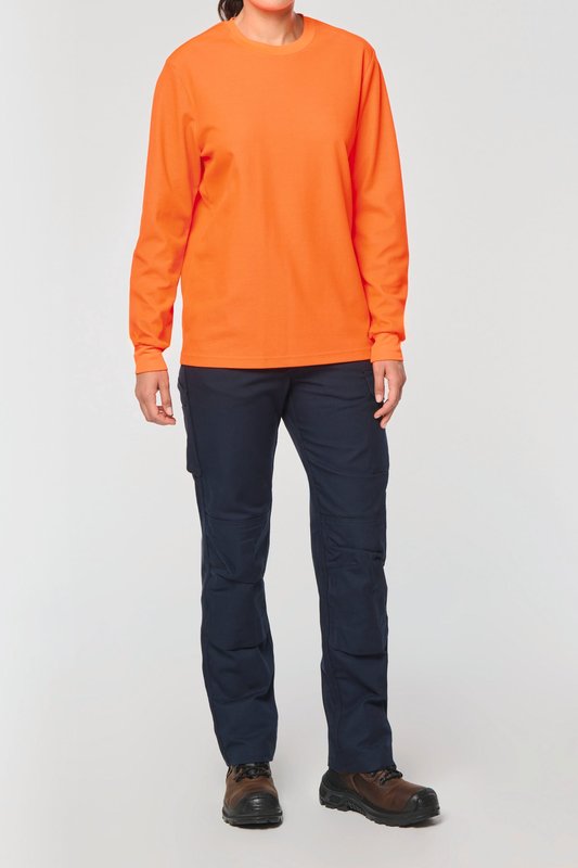 T-shirt unisexe écoresponsable manches longues coton/polyester – Image 15