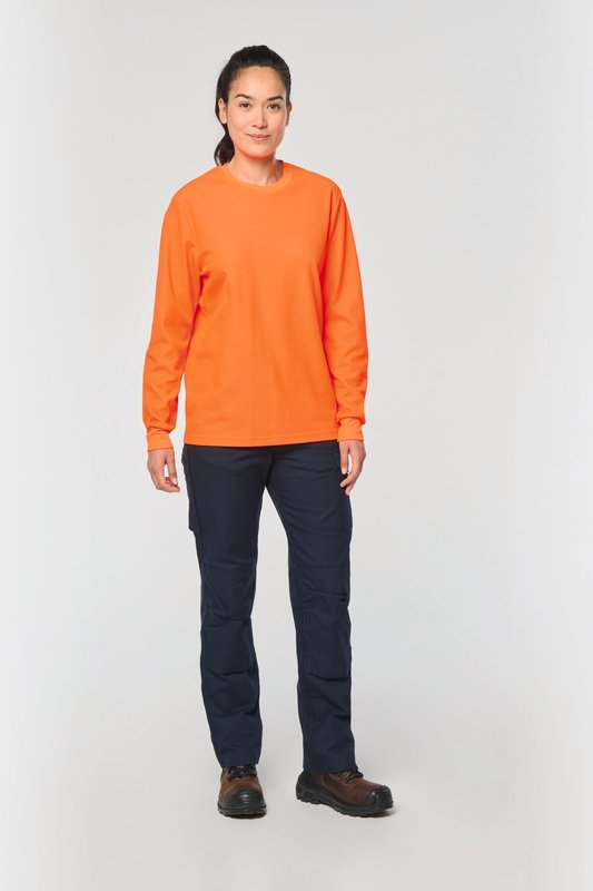 T-shirt unisexe écoresponsable manches longues coton/polyester – Image 8