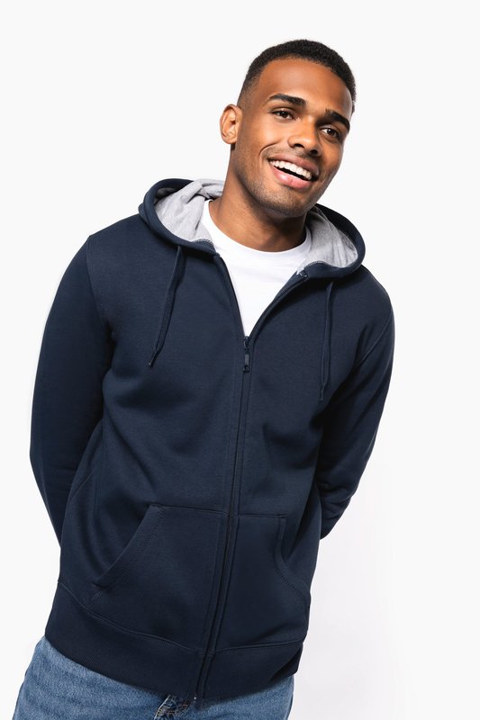 Sweat-shirt zippé capuche unisexe – Image 10