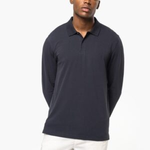 Polo piqué manches longues Bio180 homme
