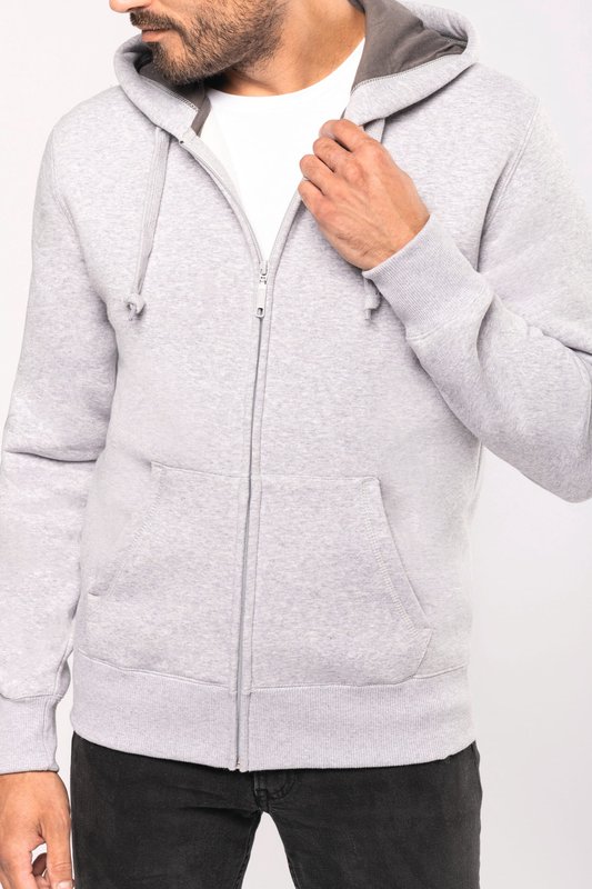 Sweat-shirt zippé capuche unisexe – Image 18