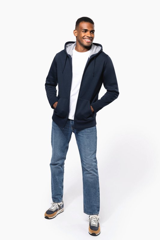 Sweat-shirt zippé capuche unisexe – Image 11