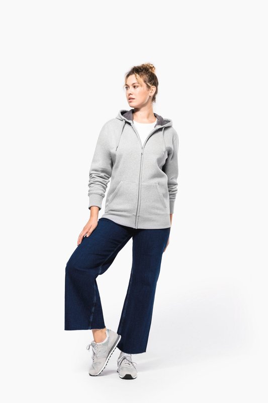 Sweat-shirt zippé capuche unisexe – Image 7