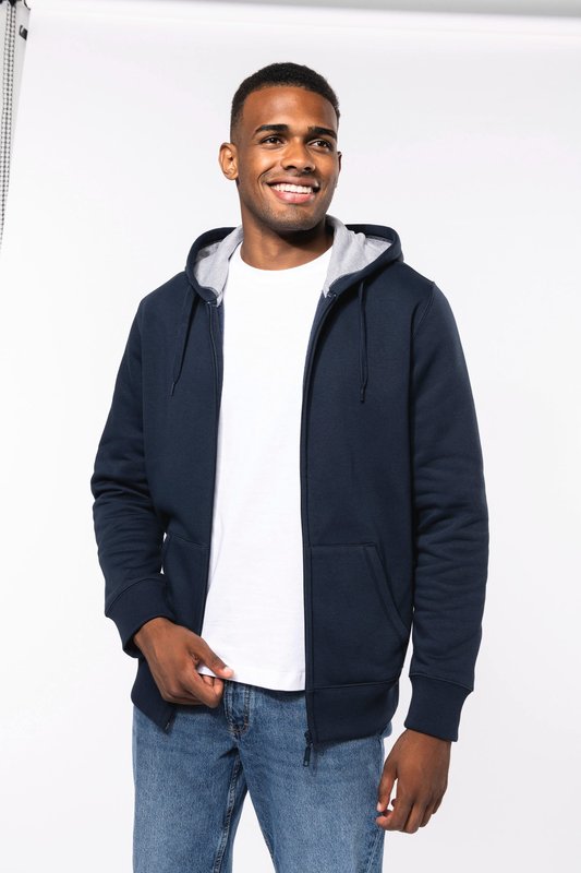 Sweat-shirt zippé capuche unisexe – Image 8