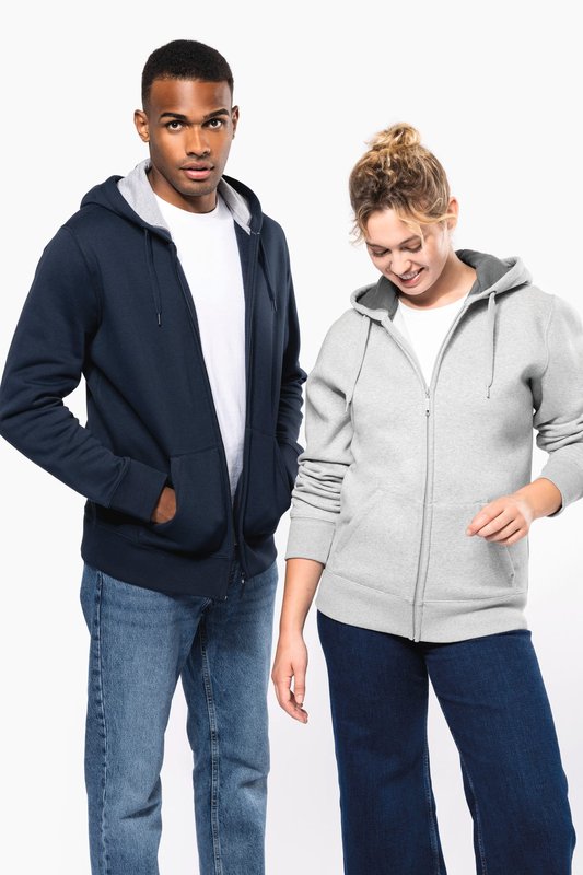 Sweat-shirt zippé capuche unisexe – Image 21