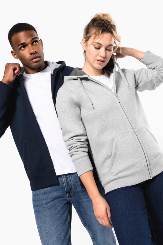 Sweat-shirt zippé capuche unisexe – Image 13
