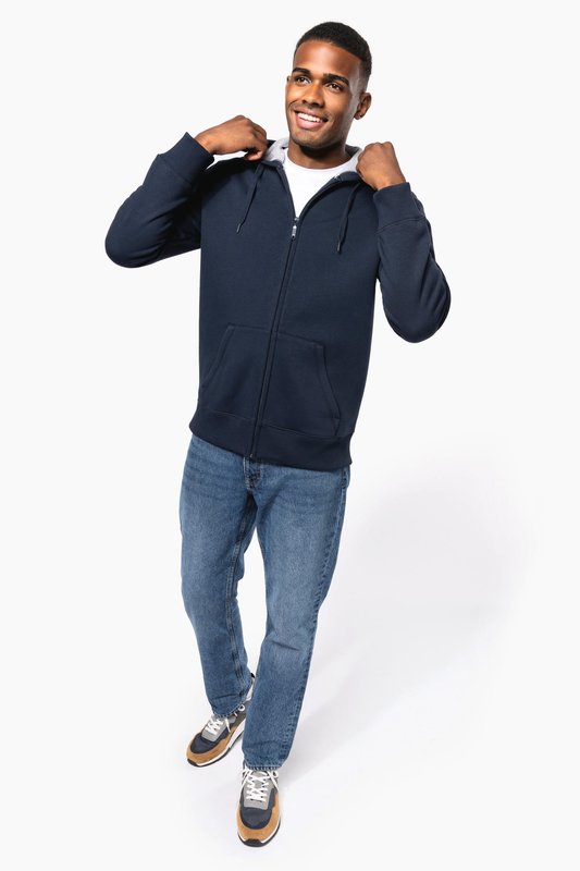 Sweat-shirt zippé capuche unisexe – Image 12