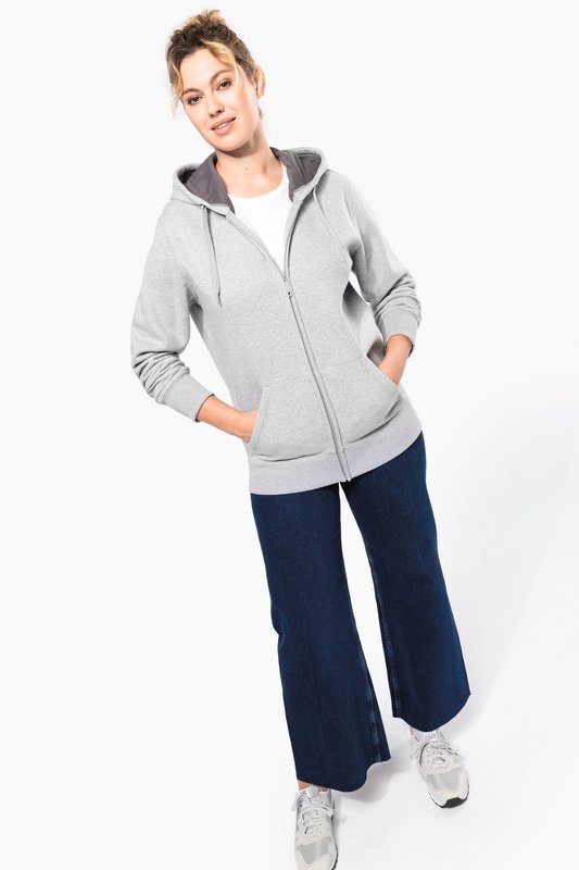 Sweat-shirt zippé capuche unisexe – Image 6