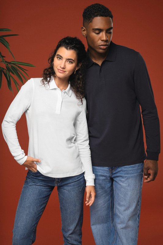 Polo piqué manches longues Bio180 femme – Image 12