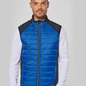 Veste sport bi-matière sans manches unisexe