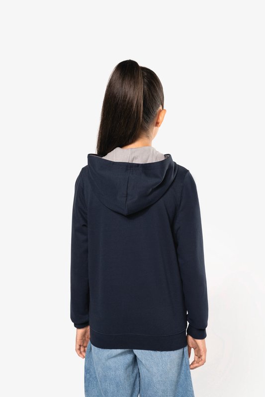 Sweat-shirt zippé capuche enfant – Image 3