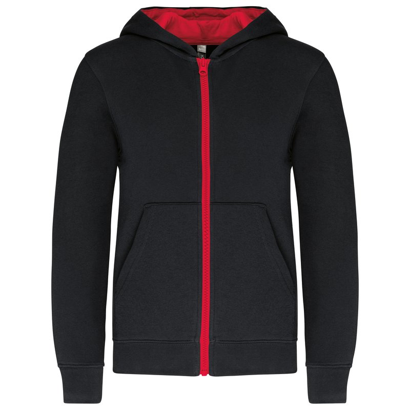 Sweat-shirt zippé capuche enfant – Image 13