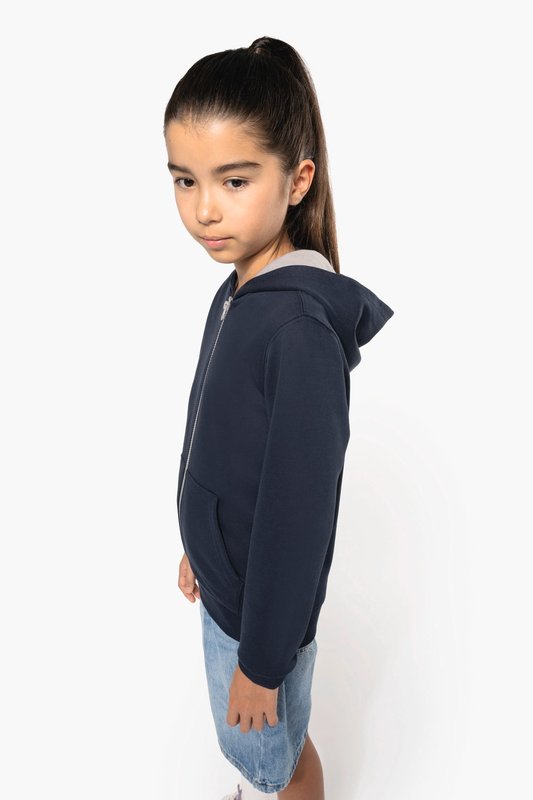 Sweat-shirt zippé capuche enfant – Image 9