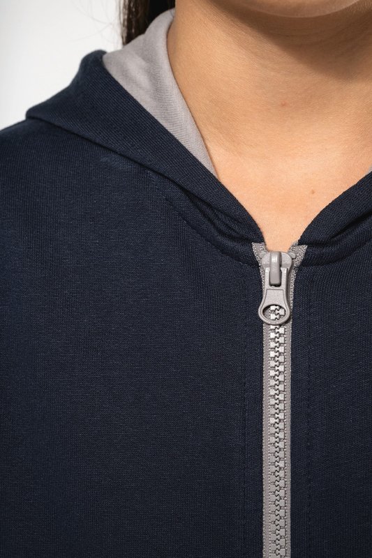 Sweat-shirt zippé capuche enfant – Image 5