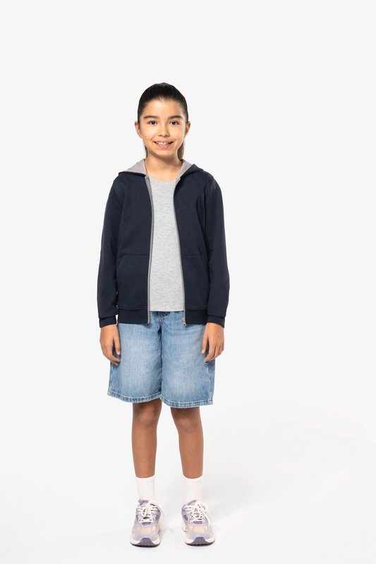 Sweat-shirt zippé capuche enfant – Image 8