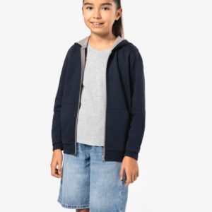 Sweat-shirt zippé capuche enfant