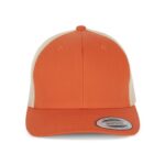 Orange rustique / Beige