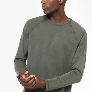 T-shirt écoresponsable raglan manches longues homme