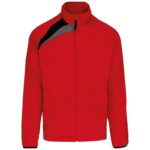 Rouge sportif / Noir / Gris tempête