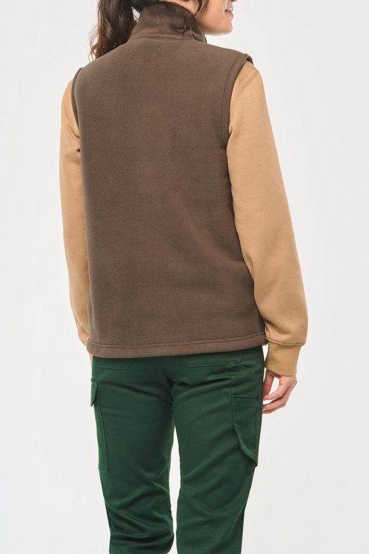 Bodywarmer polaire avec intérieur sherpa unisexe – Image 24