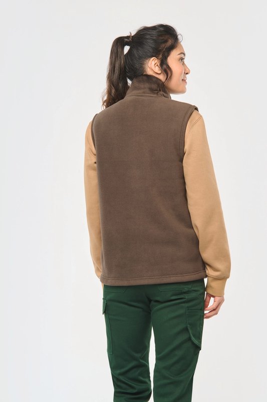 Bodywarmer polaire avec intérieur sherpa unisexe – Image 9