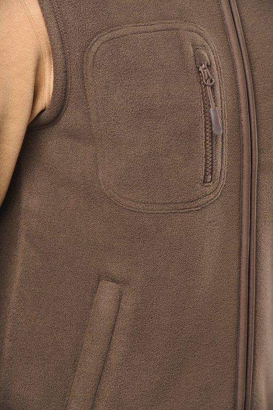 Bodywarmer polaire avec intérieur sherpa unisexe – Image 18