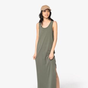 Robe écoresponsable délavée en jersey femme