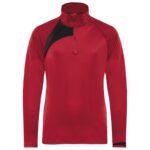 Rouge sportif / Noir / Gris tempête