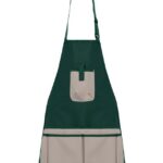 Vert bouteille / Beige