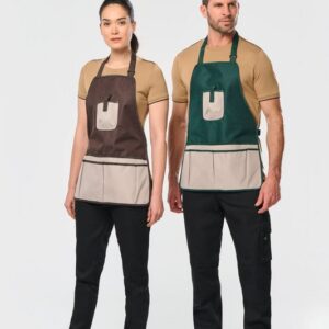 Tablier de jardinier imperméable écoresponsable unisexe