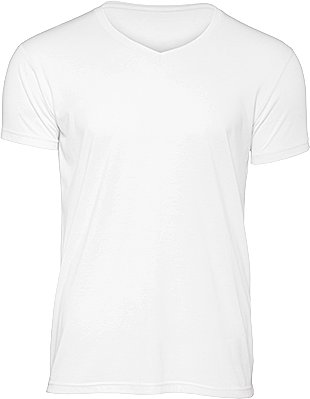 T-shirt Triblend col V Homme – Image 5