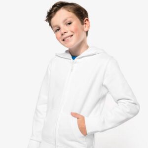 Sweat-shirt capuche zippé enfant